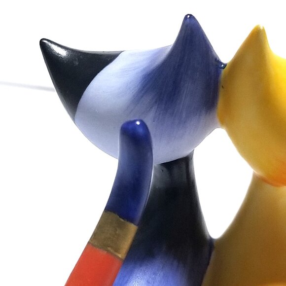 Goebel Rosina Cat's Porcelain Figurine Sabino/Sabina Signed Cat's World Germany - Picture 12 of 16